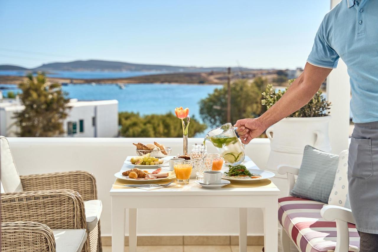 Stelia Mare Boutique Hotel Náousa Eksteriør bilde