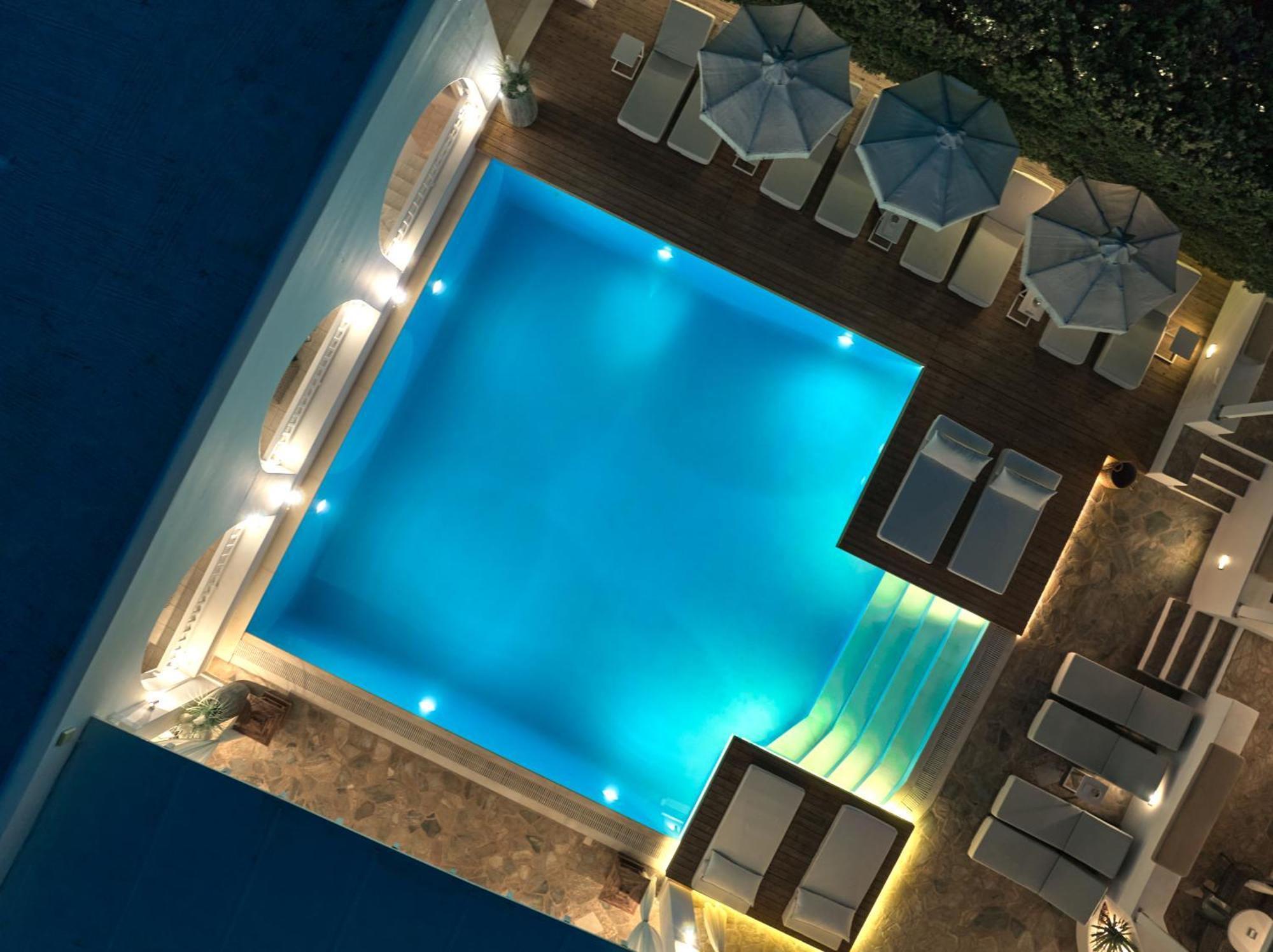 Stelia Mare Boutique Hotel Náousa Eksteriør bilde
