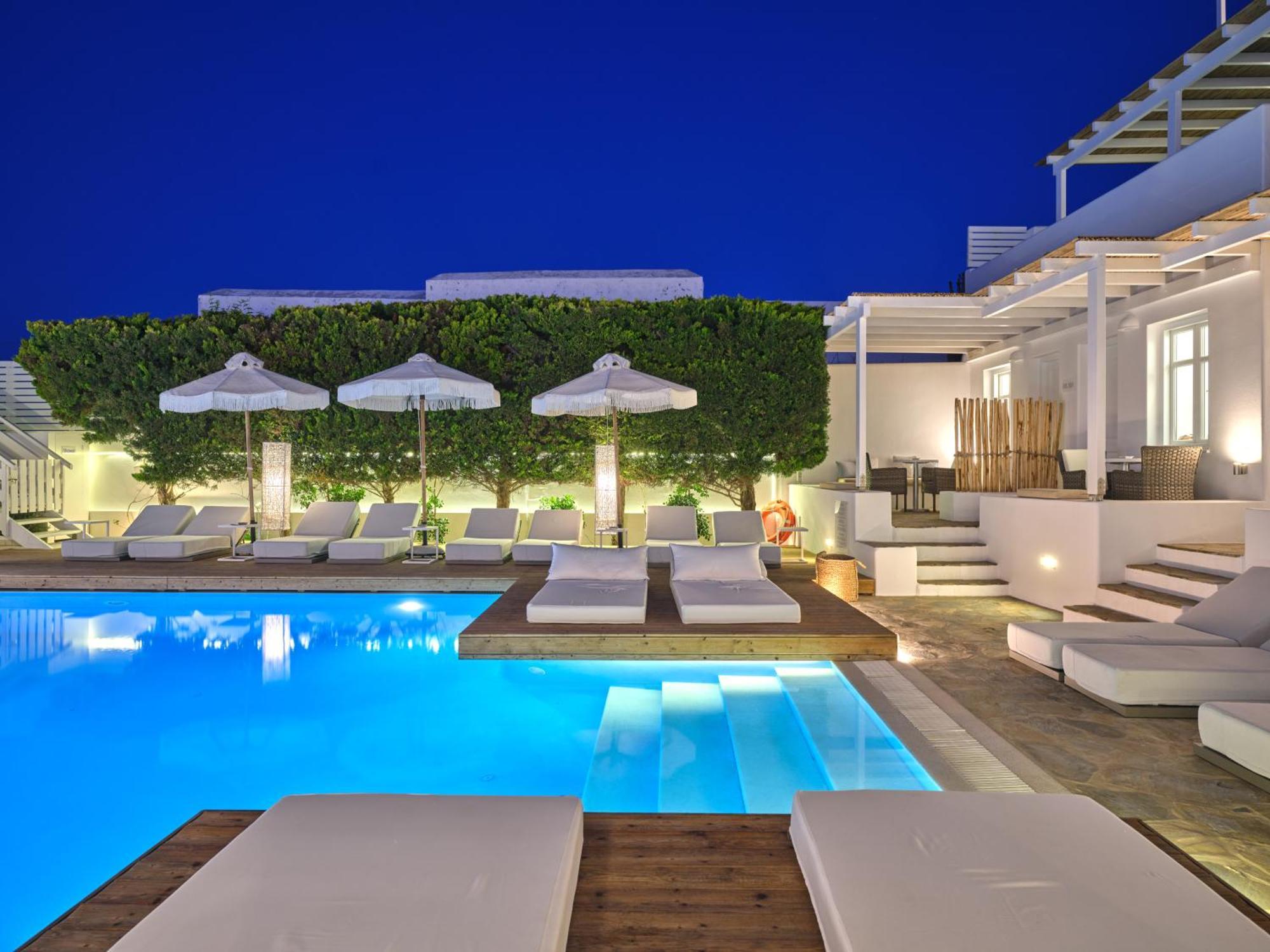 Stelia Mare Boutique Hotel Náousa Eksteriør bilde