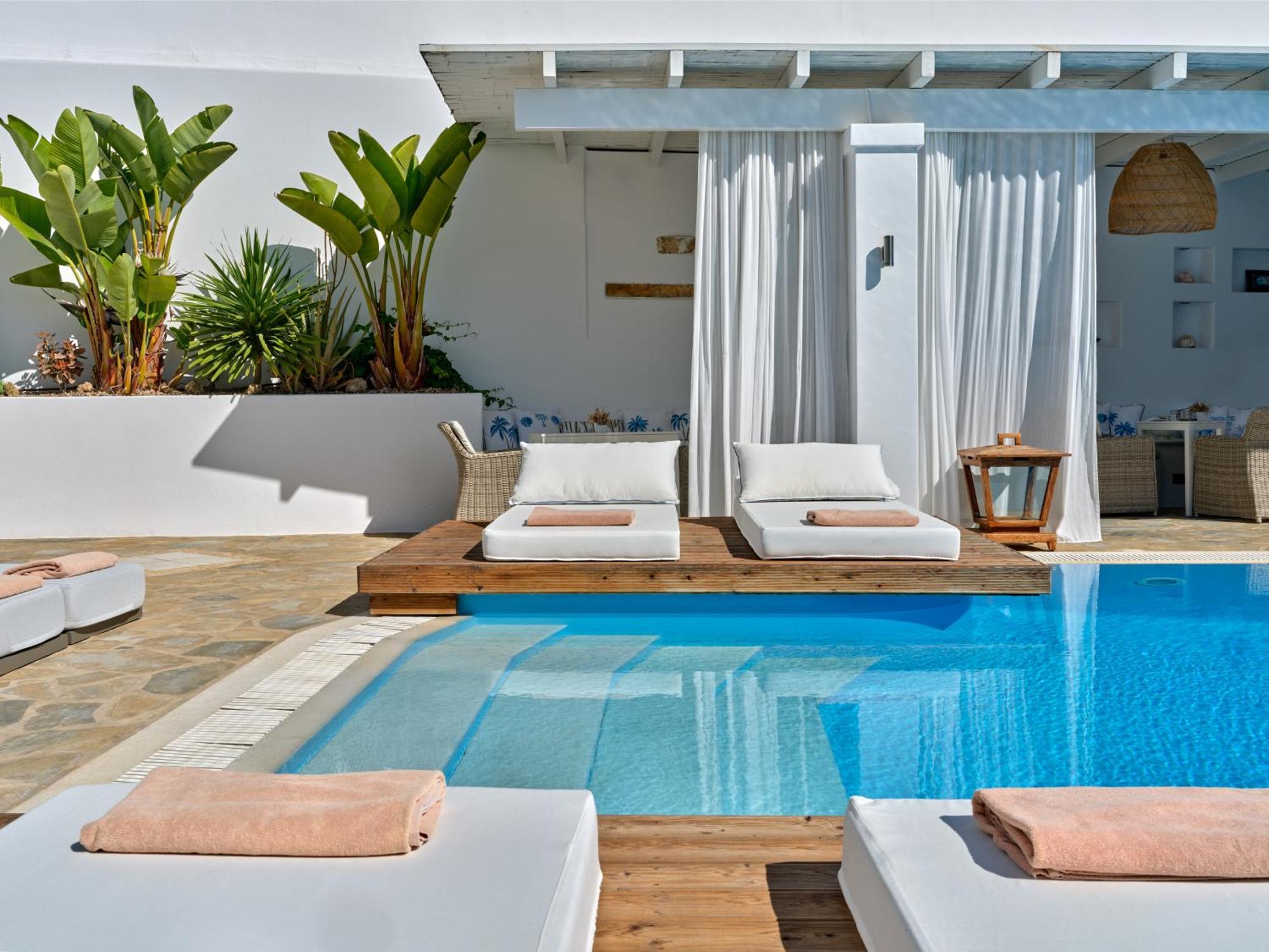 Stelia Mare Boutique Hotel Náousa Eksteriør bilde