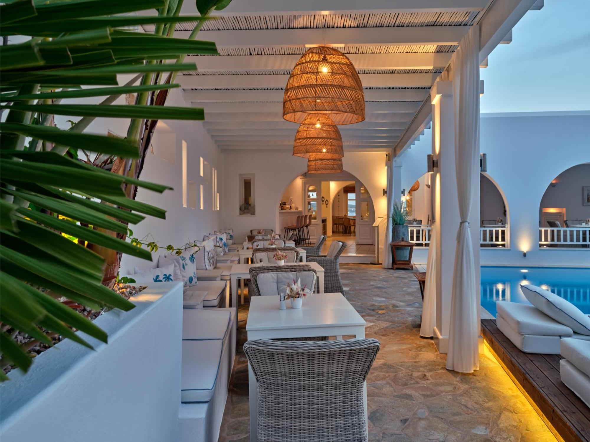 Stelia Mare Boutique Hotel Náousa Eksteriør bilde